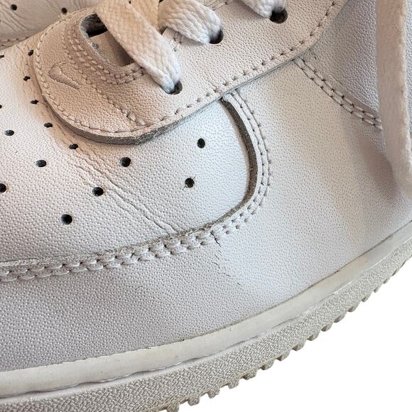 Nike Air Force 1 Low 07 Shoes Sneakers 315122-111 White Blue Mens Size 10.5 main image 12